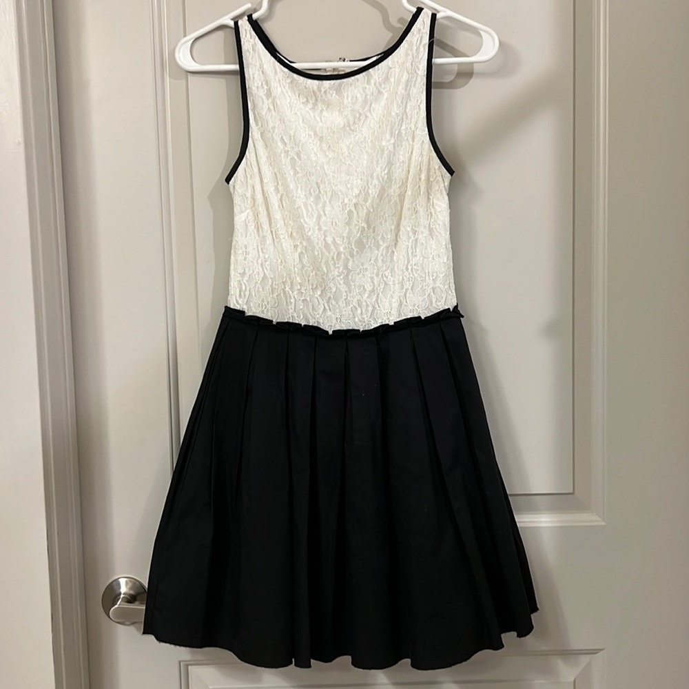 Black and white dress